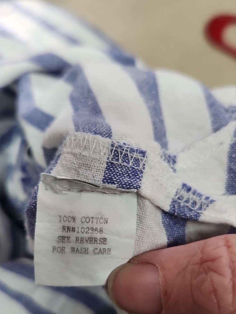 blue island Blue & White Striped Lace-Up Tunic - Picture 5 of 5